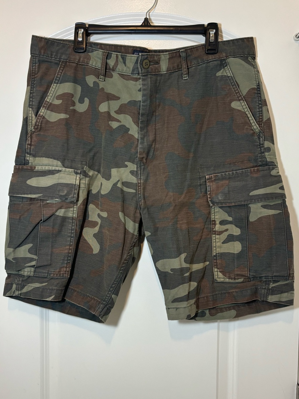 Levi's Men's Camouflage Cargo Shorts - Olive & Brown